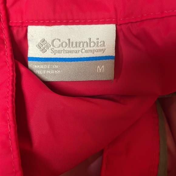 Columbia Hot Pink Nylon Windbreaker Size Medium - Picture 5 of 7